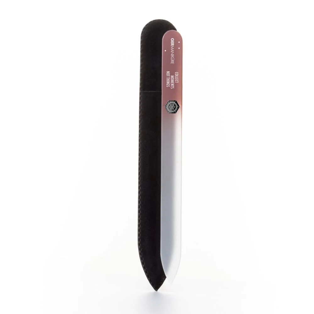 "Collect Moments Not Things" Germanikure Mantra Nail File and Sleeve - Image 3